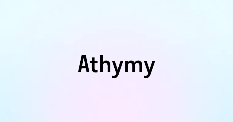 Athymy