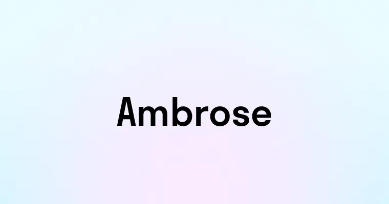 Ambrose