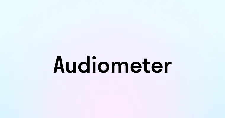 Audiometer
