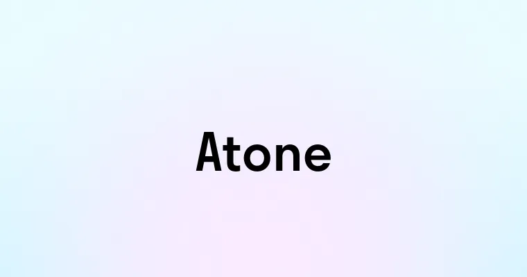 Atone