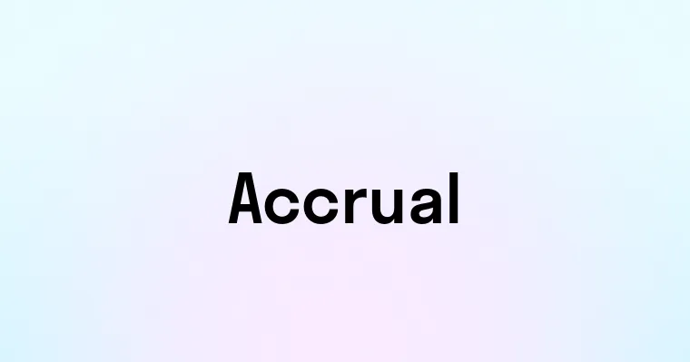 Accrual