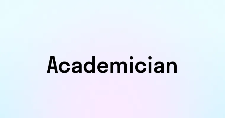Academician