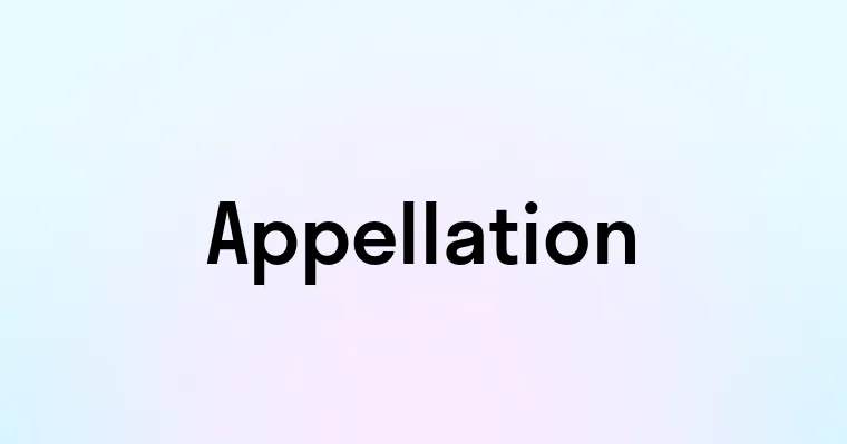Appellation