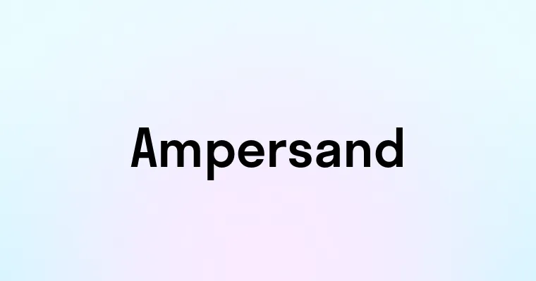 Ampersand