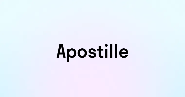 Apostille