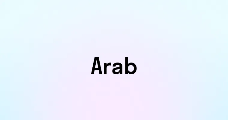 Arab