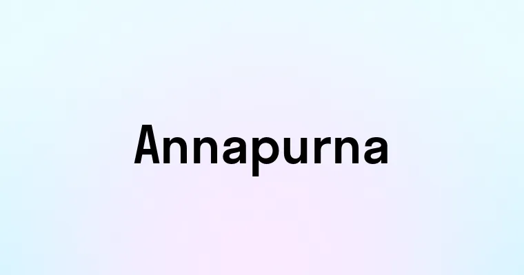 Annapurna