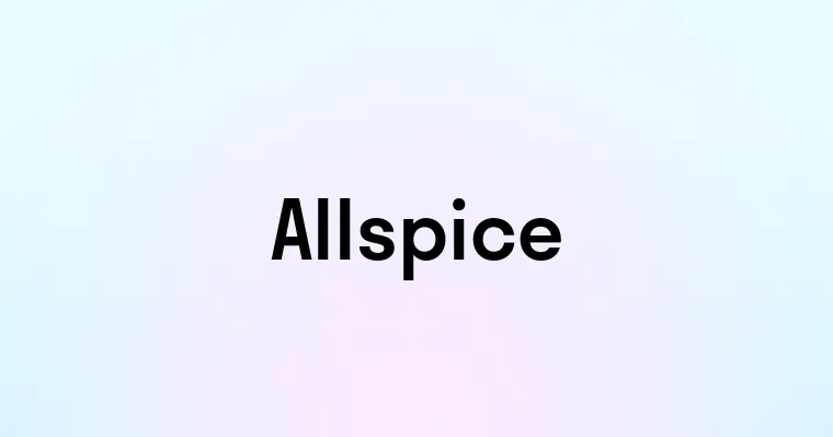 Allspice