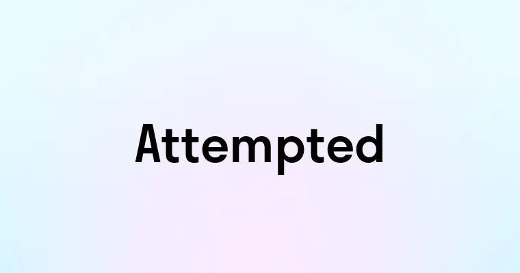Attempted