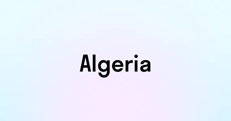 Algeria