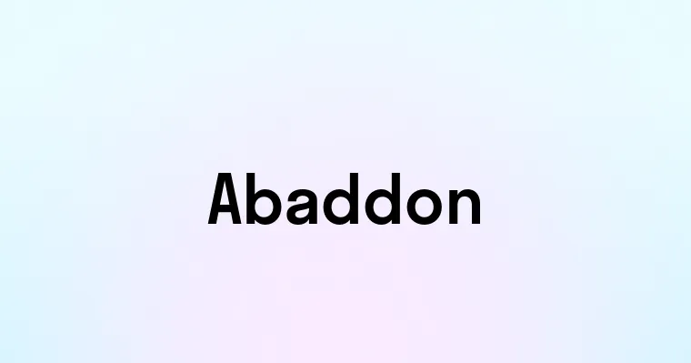 Abaddon