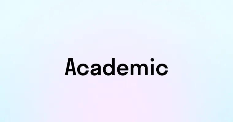 Academic