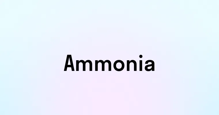 Ammonia