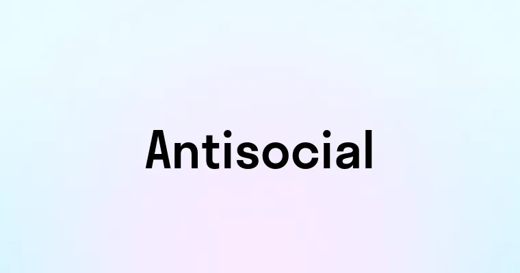 Antisocial