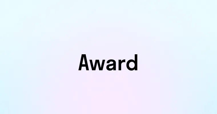 Award