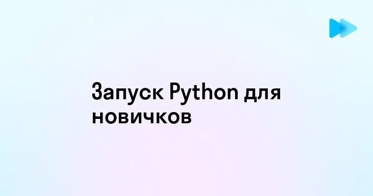 Пошаговая инструкция по запуску Python файлов