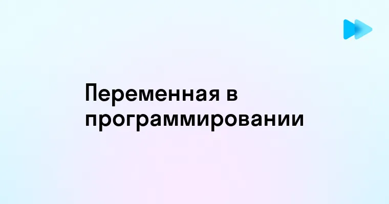 Переменная в программировании что это и как она используется