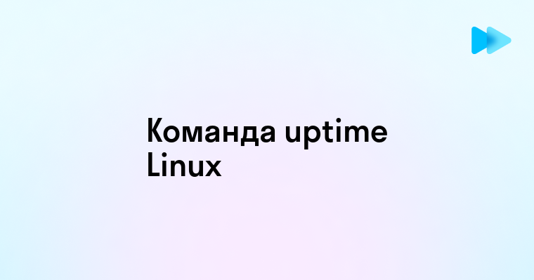 Понимание и использование команды uptime в Linux