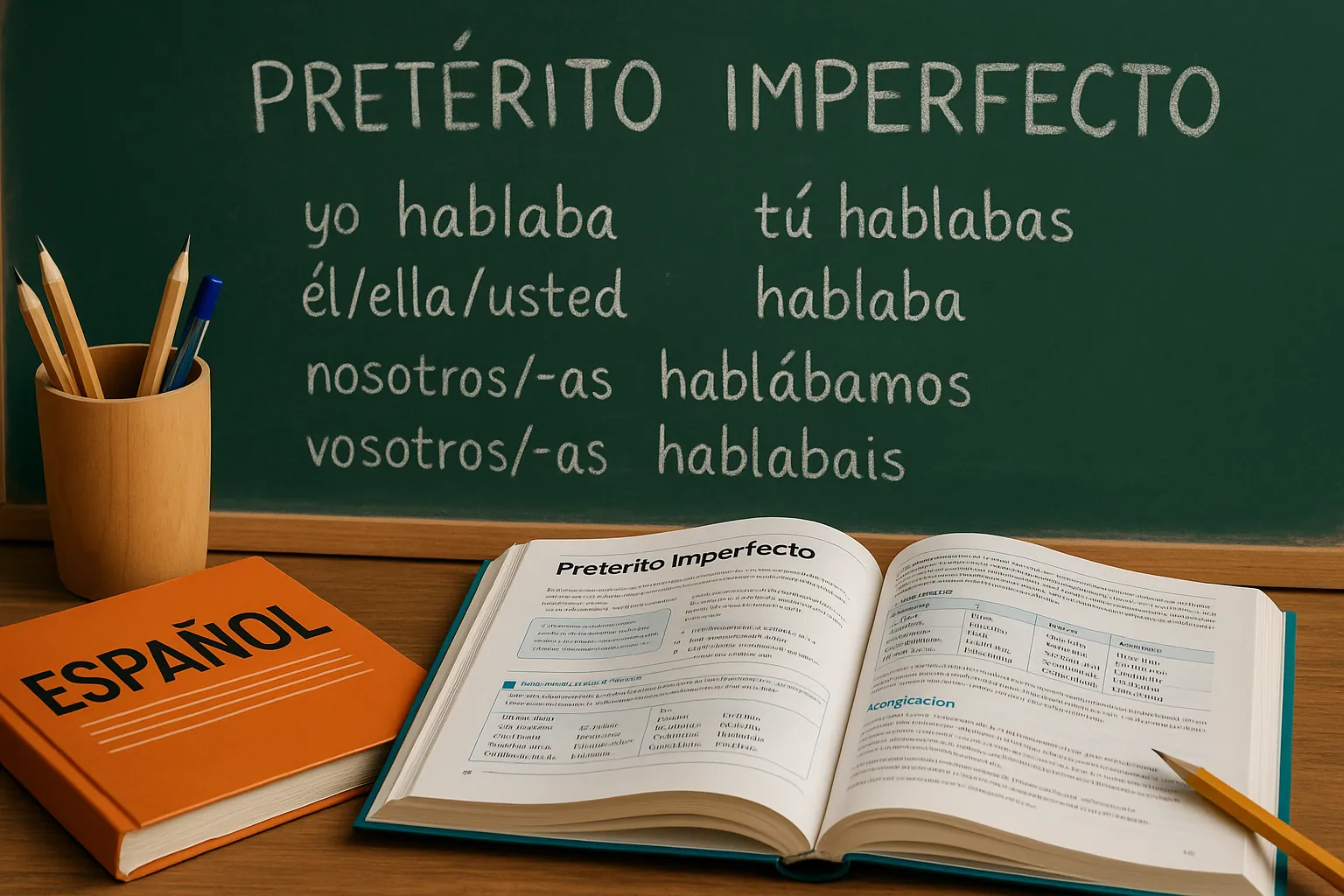 Прошедшее время Pretérito Imperfecto в испанском языке