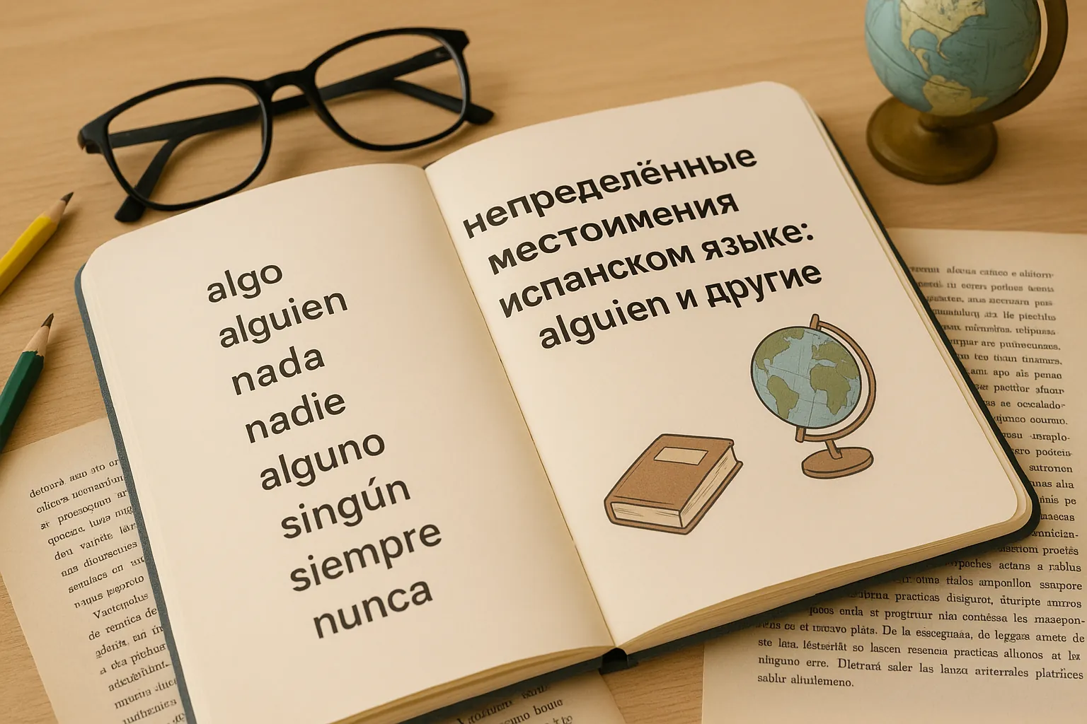 Неопределённые местоимения в испанском языке: algo, alguien и другие