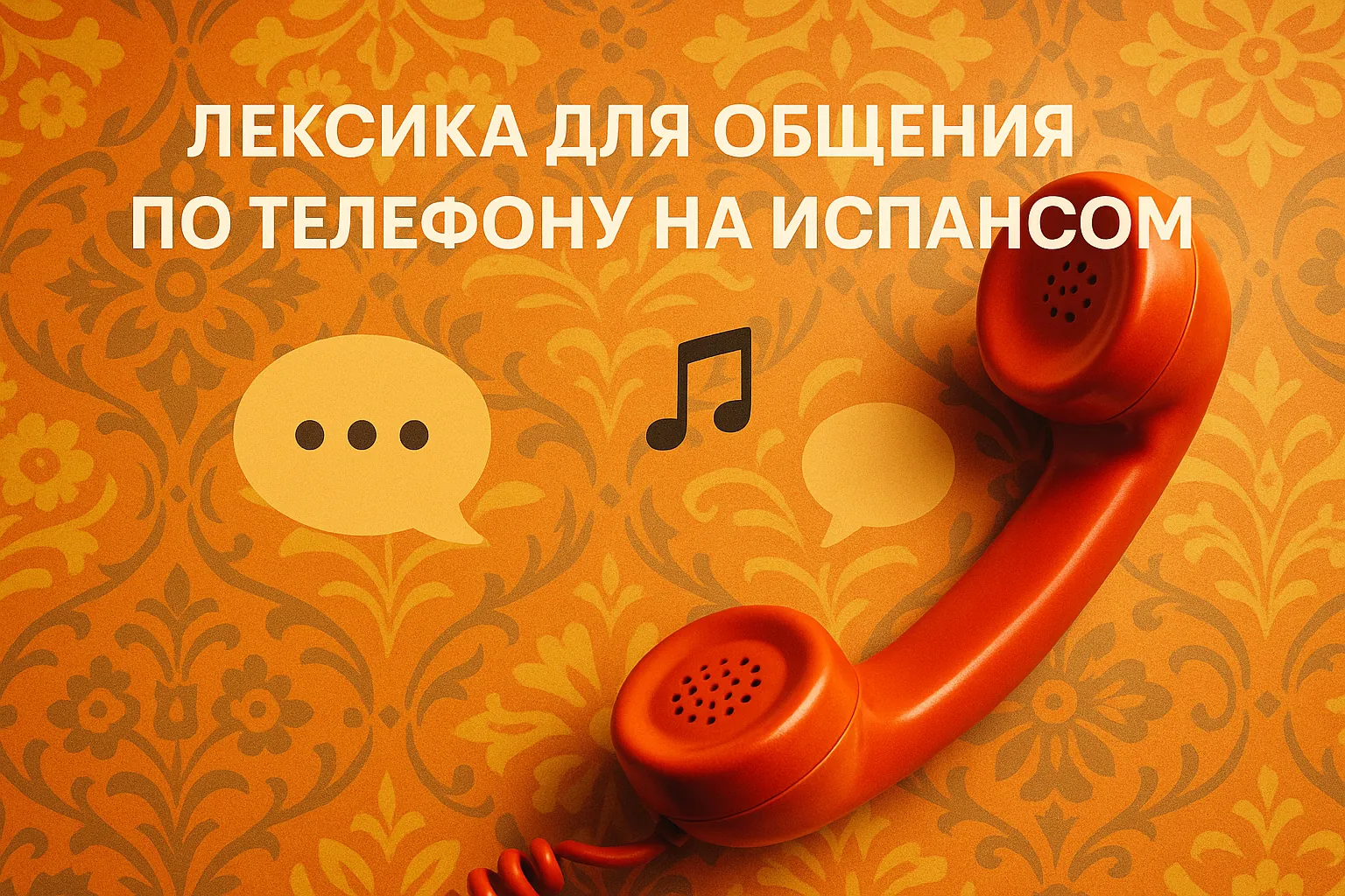 Лексика для общения по телефону на испанском