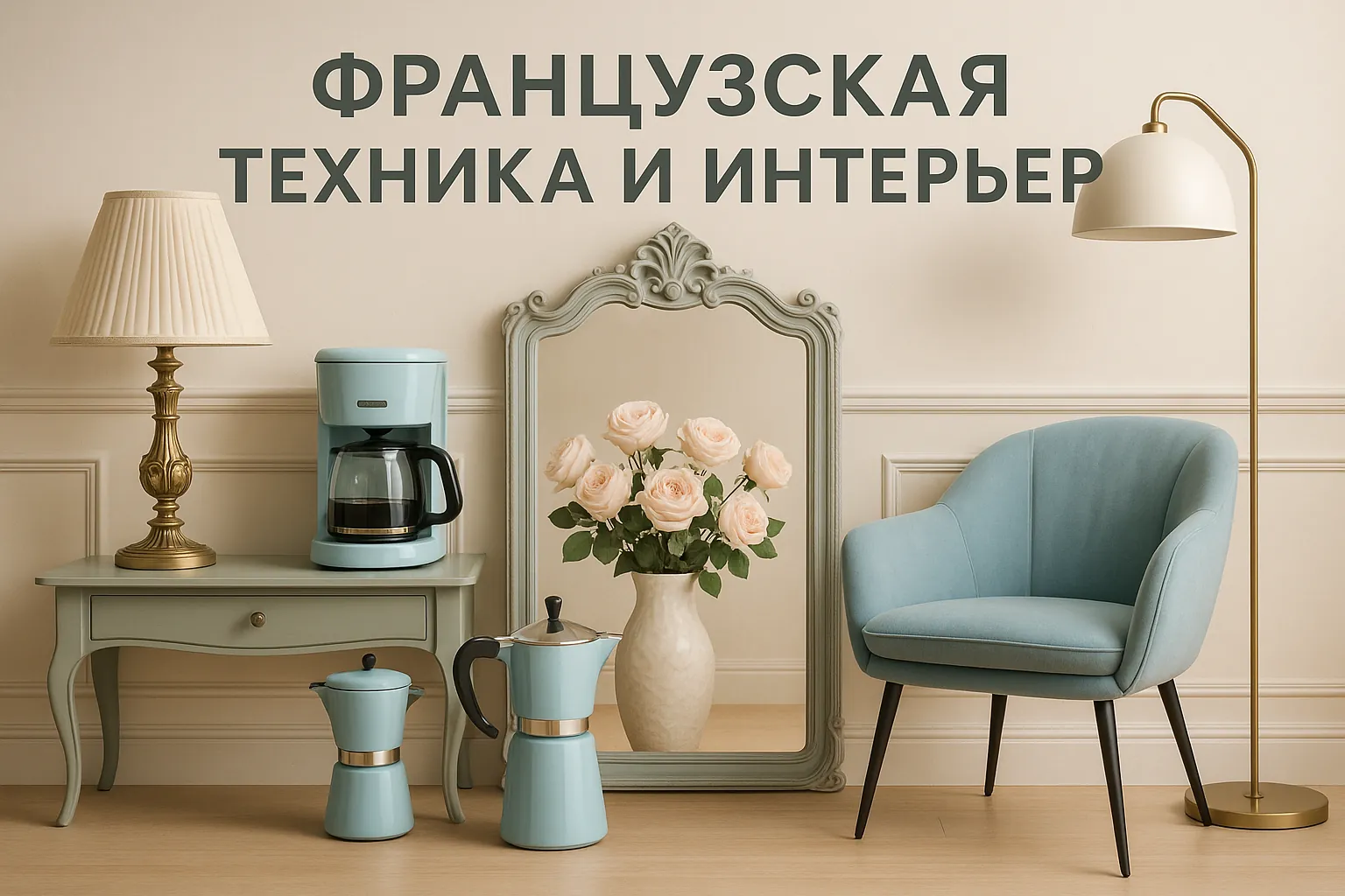 Бытовая техника и предметы интерьера по-французски