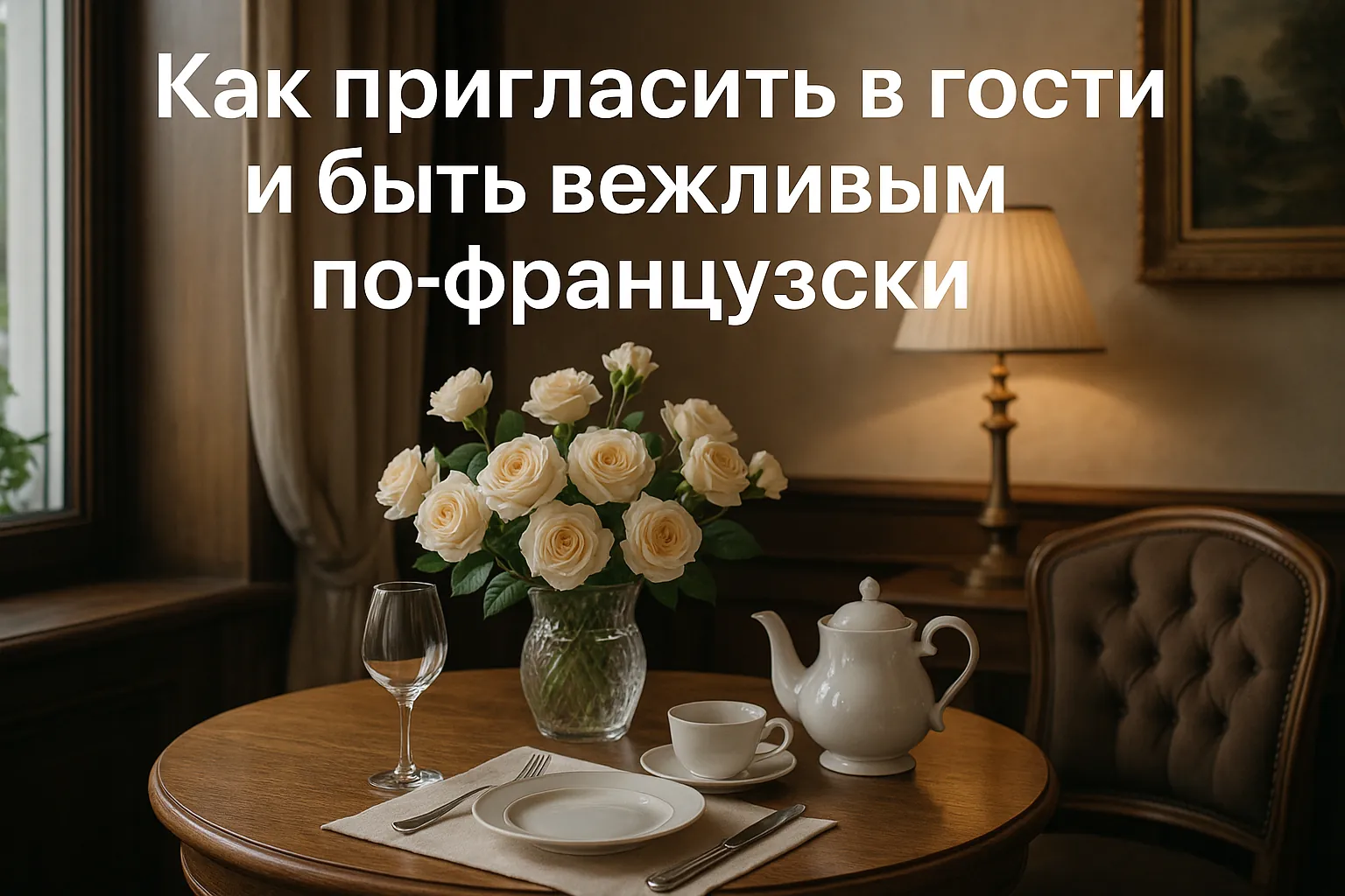 Как пригласить в гости и быть вежливым по-французски