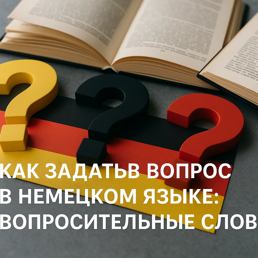 Как задать вопрос в немецком языке: вопросительные слова
