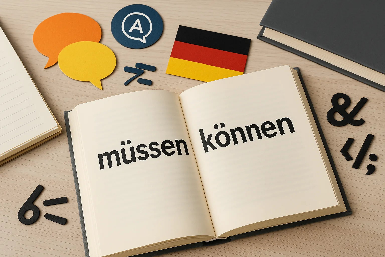 Модальные глаголы в немецком языке: müssen, können и др.