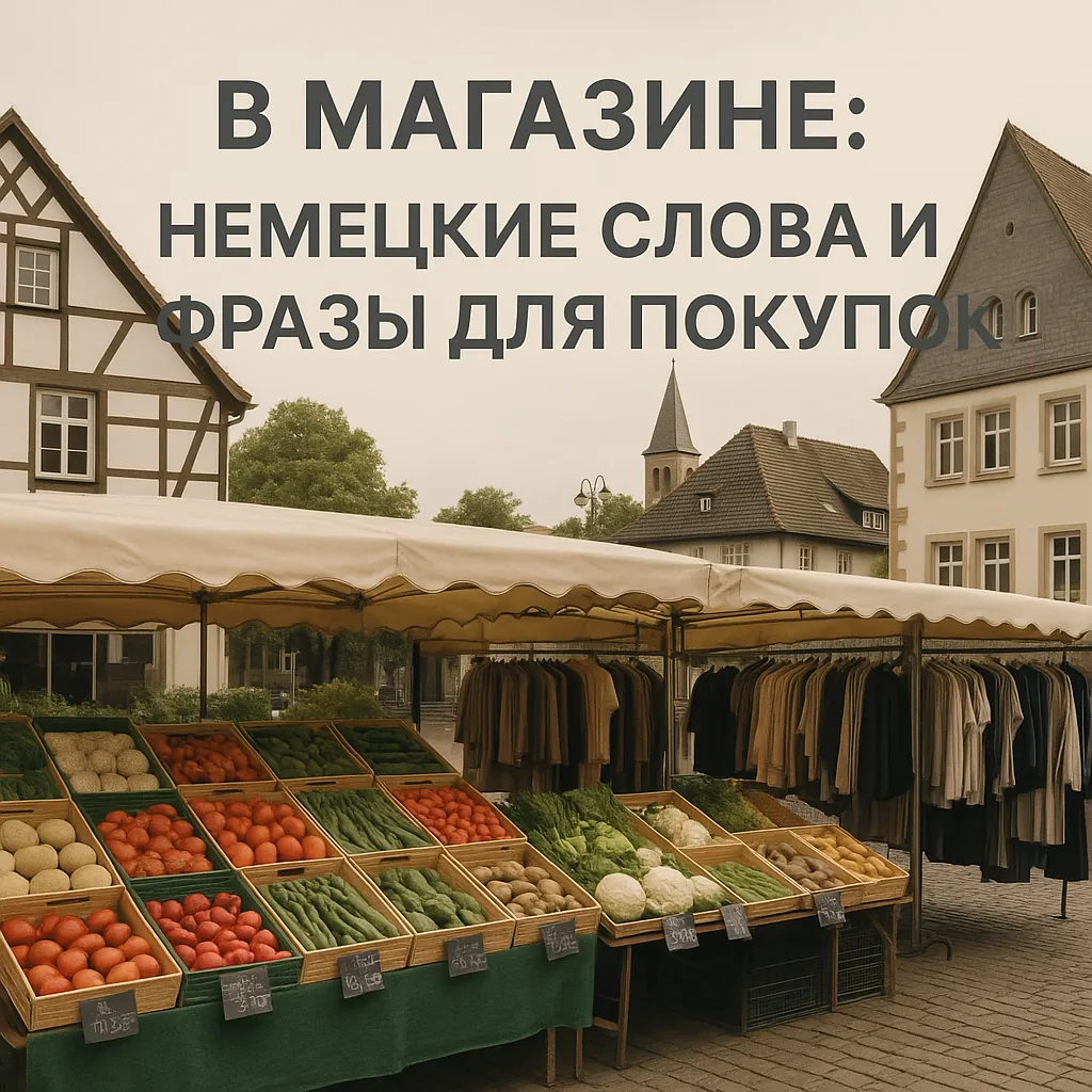 В магазине: немецкие слова и фразы для покупок