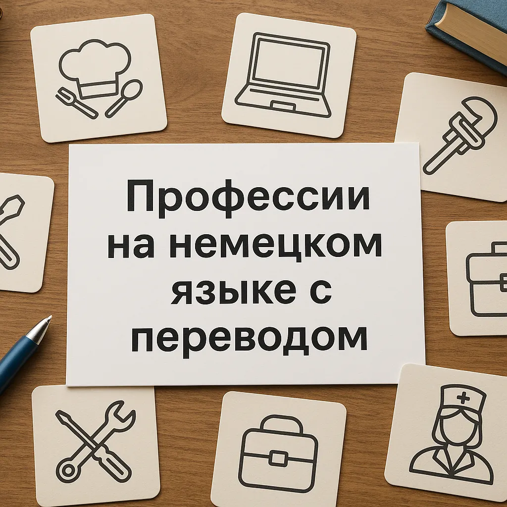 Профессии на немецком языке с переводом