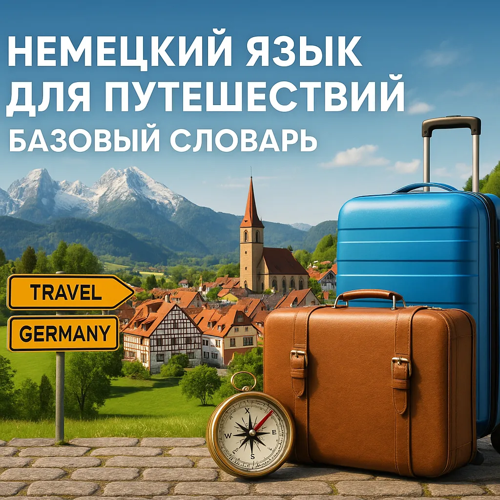 Немецкий язык для путешествий: базовый словарь