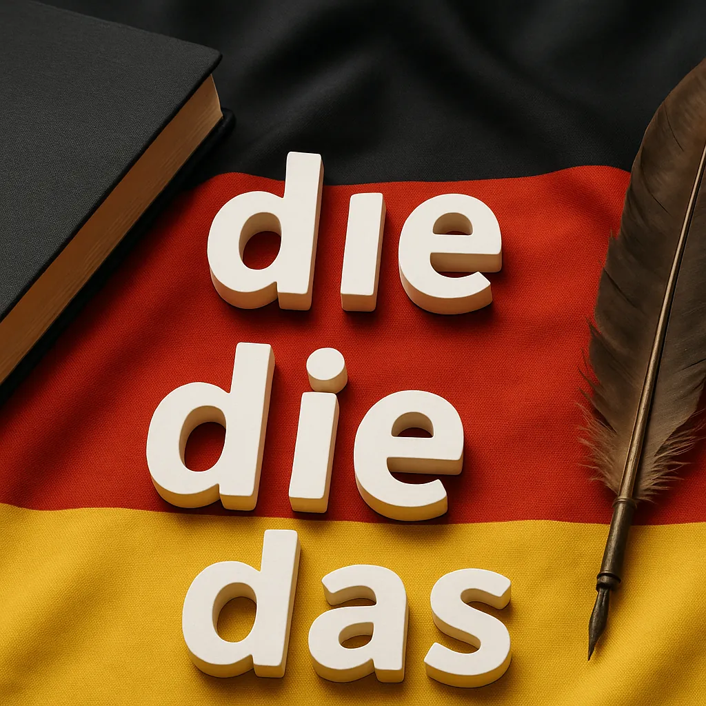 Основные артикли в немецком языке: der, die, das