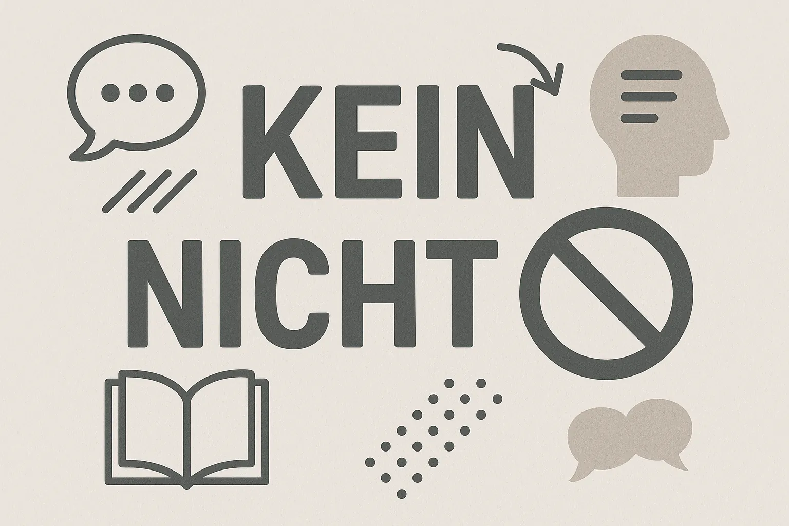 Простые отрицания в немецком языке: kein и nicht