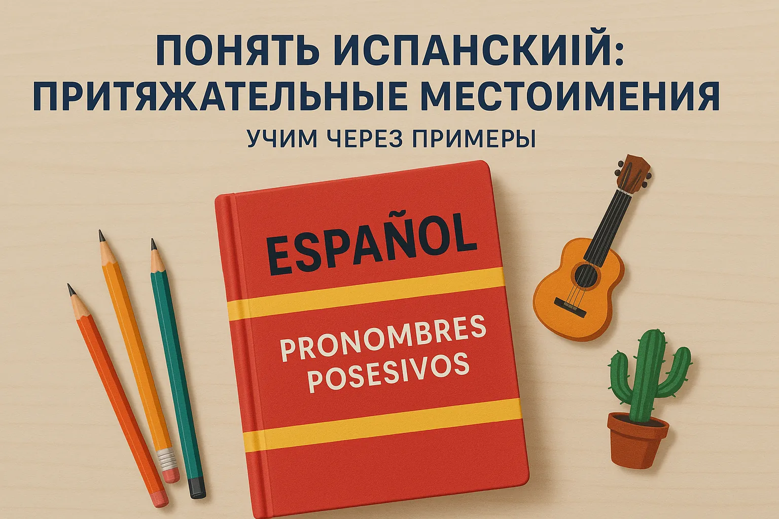 Притяжательные местоимения в испанском языке с примерами