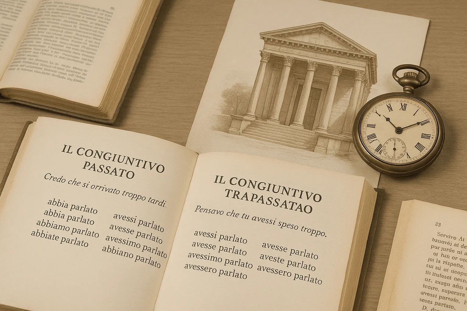 Passato e Trapassato del Congiuntivo: объяснение и примеры