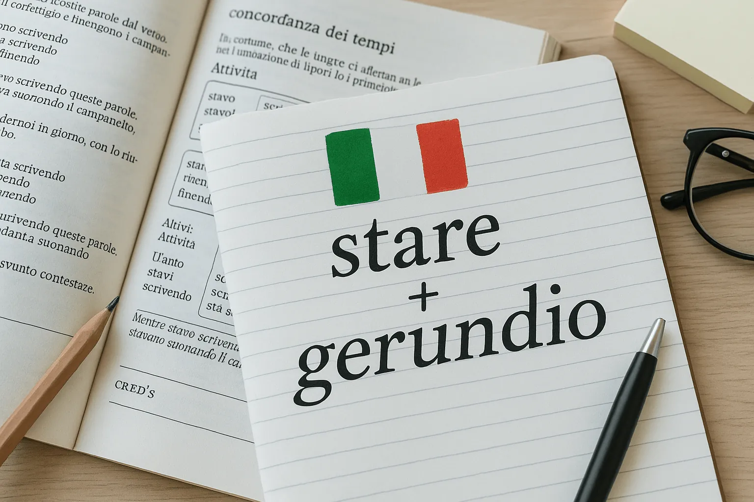 Конструкция stare + gerundio в итальянском языке