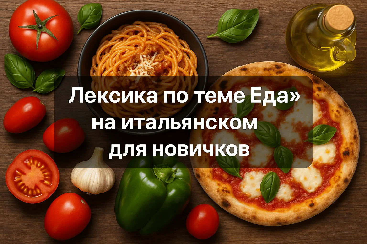 Лексика по теме «Еда» на итальянском для новичков