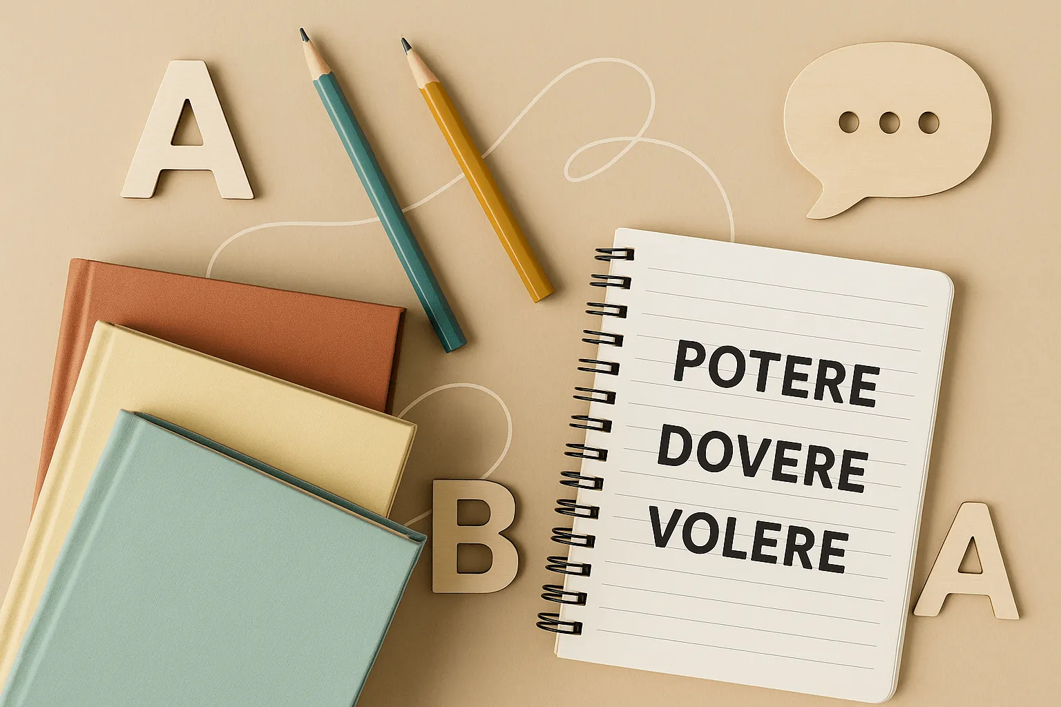 Модальные глаголы: potere, dovere, volere