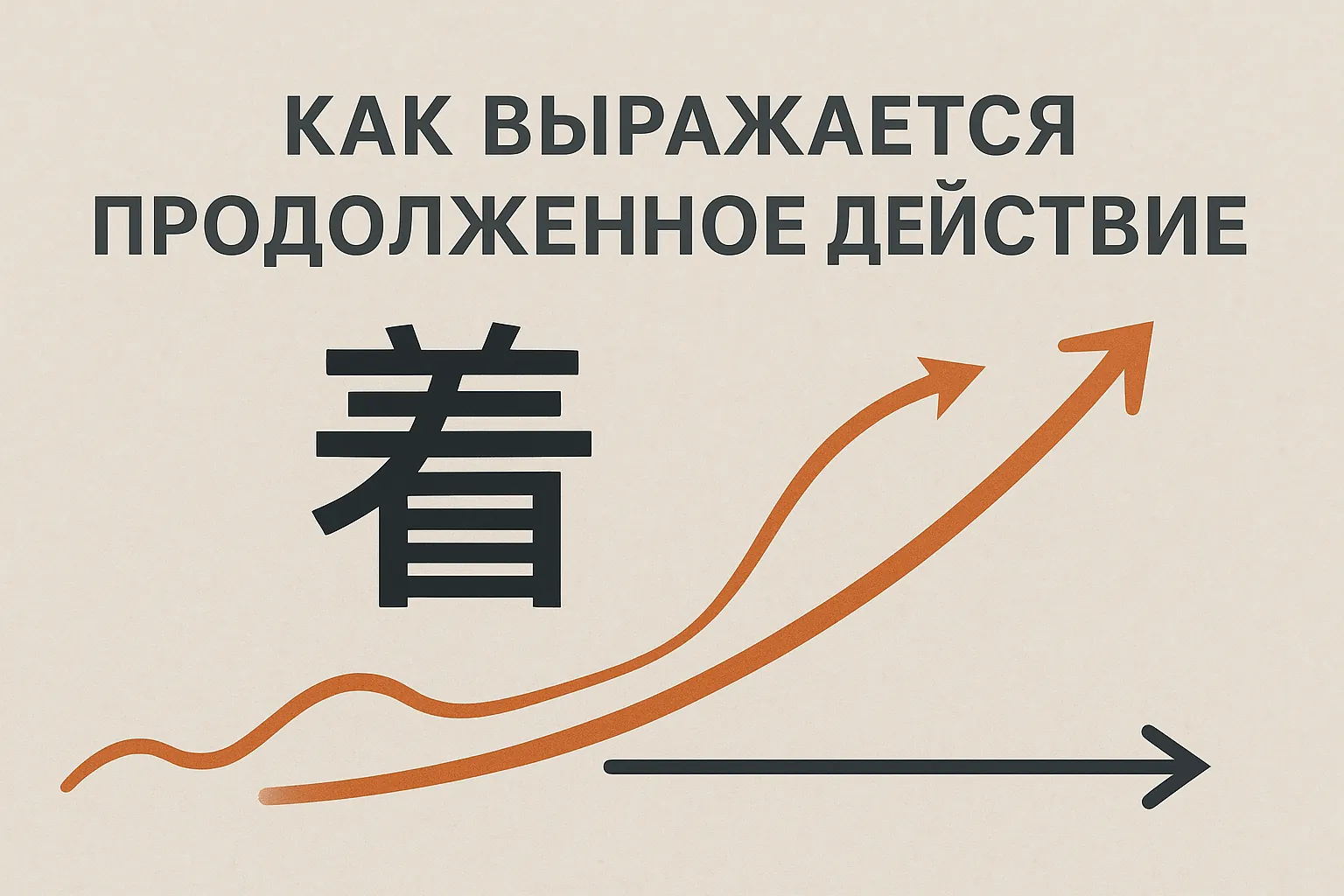 Как выражается продолженное действие с помощью 着