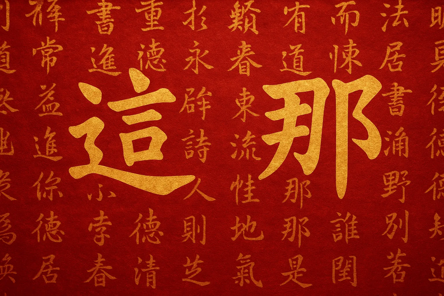 Указательные местоимения в китайском языке: 这, 那
