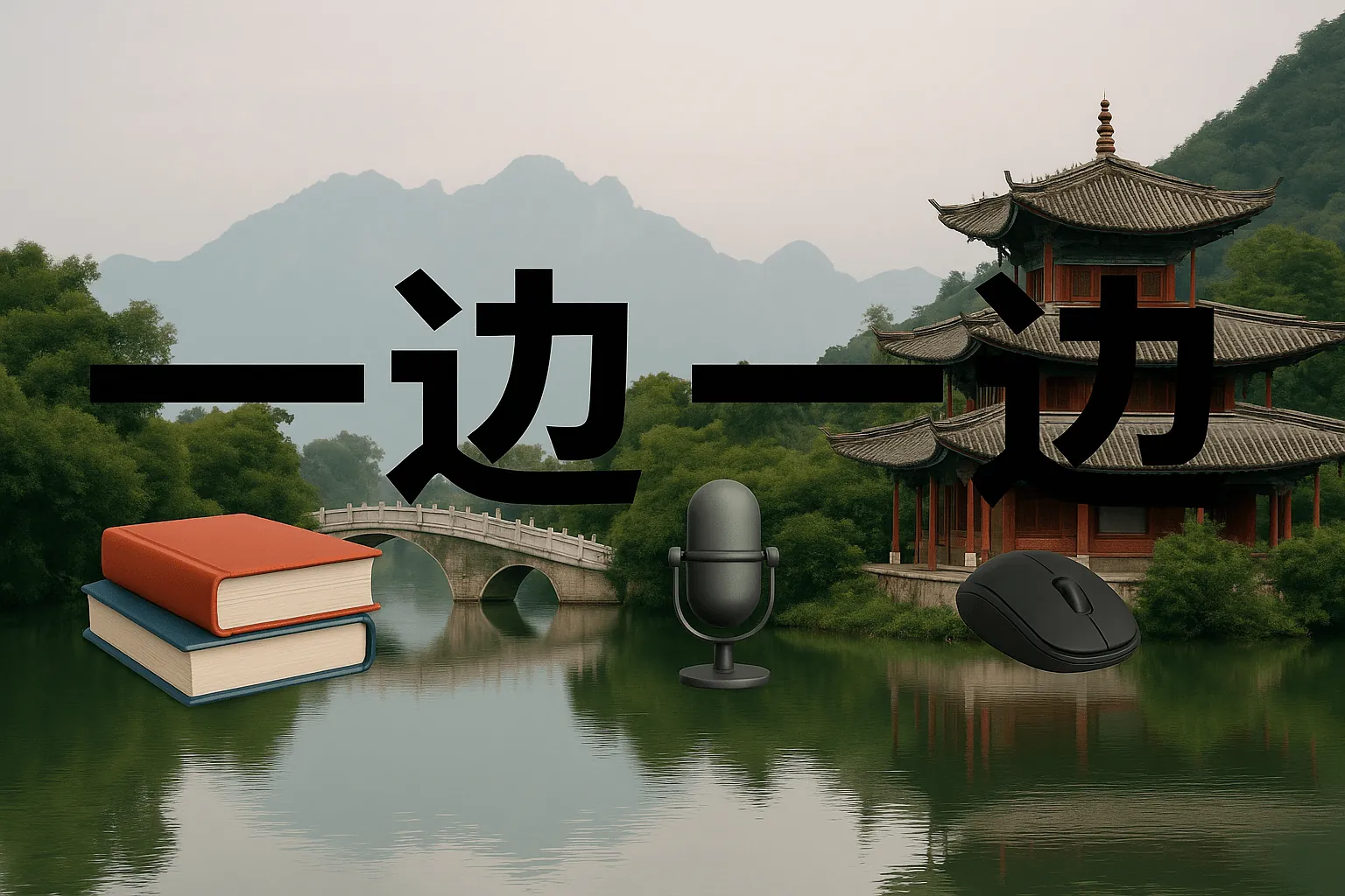 Структура “一边…一边…” в китайском языке: как говорить о многозадачности