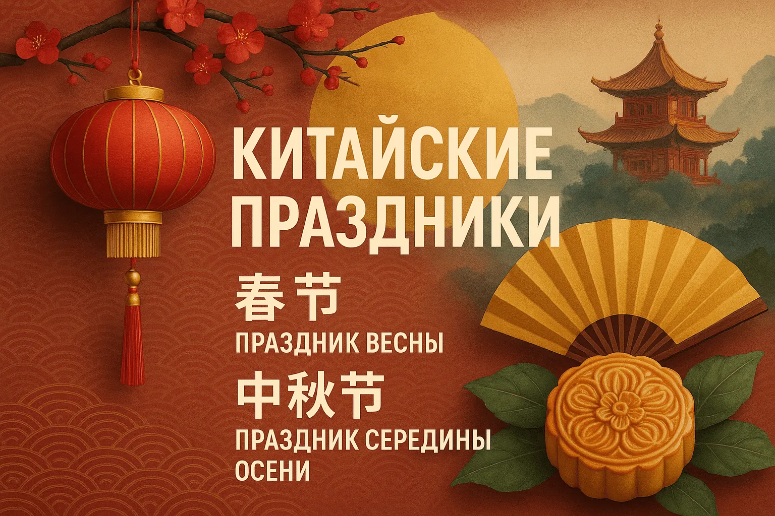Праздники Китая: названия и ключевые слова на китайском языке