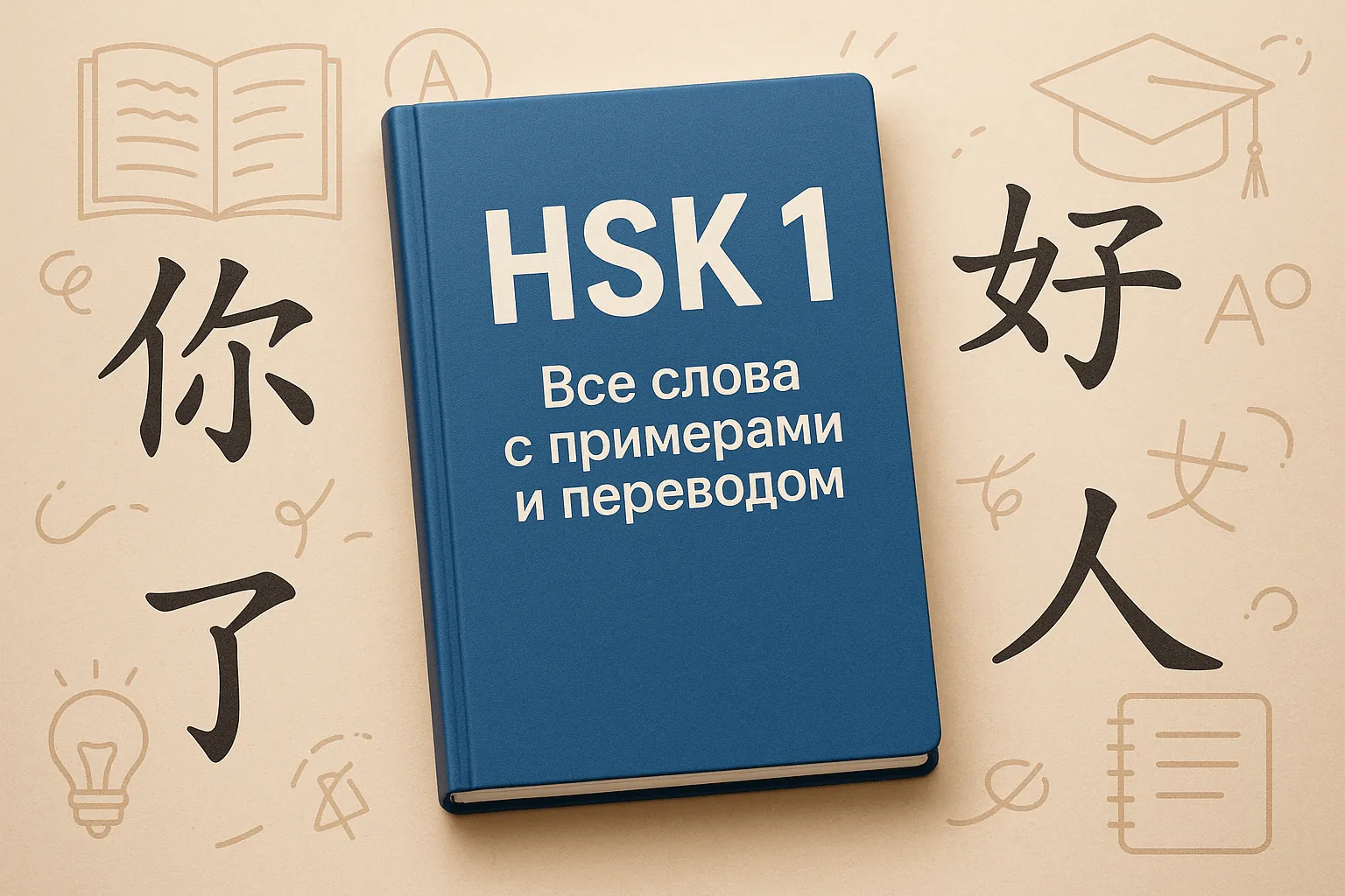 HSK 1: все слова с примерами и переводом