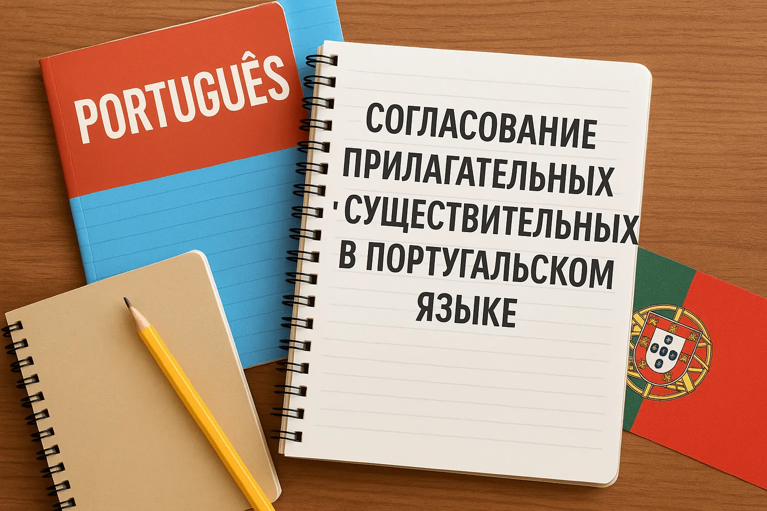 Согласование прилагательных и существительных в португальском
