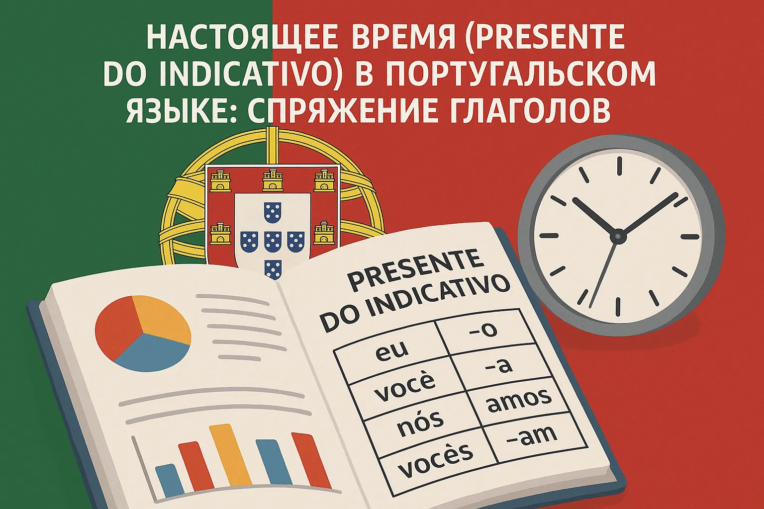 Настоящее время (presente do indicativo) в португальском языке: спряжение глаголов