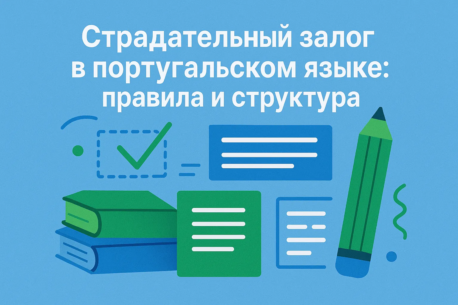 Страдательный залог (voz passiva) в португальском языке: правила и структура