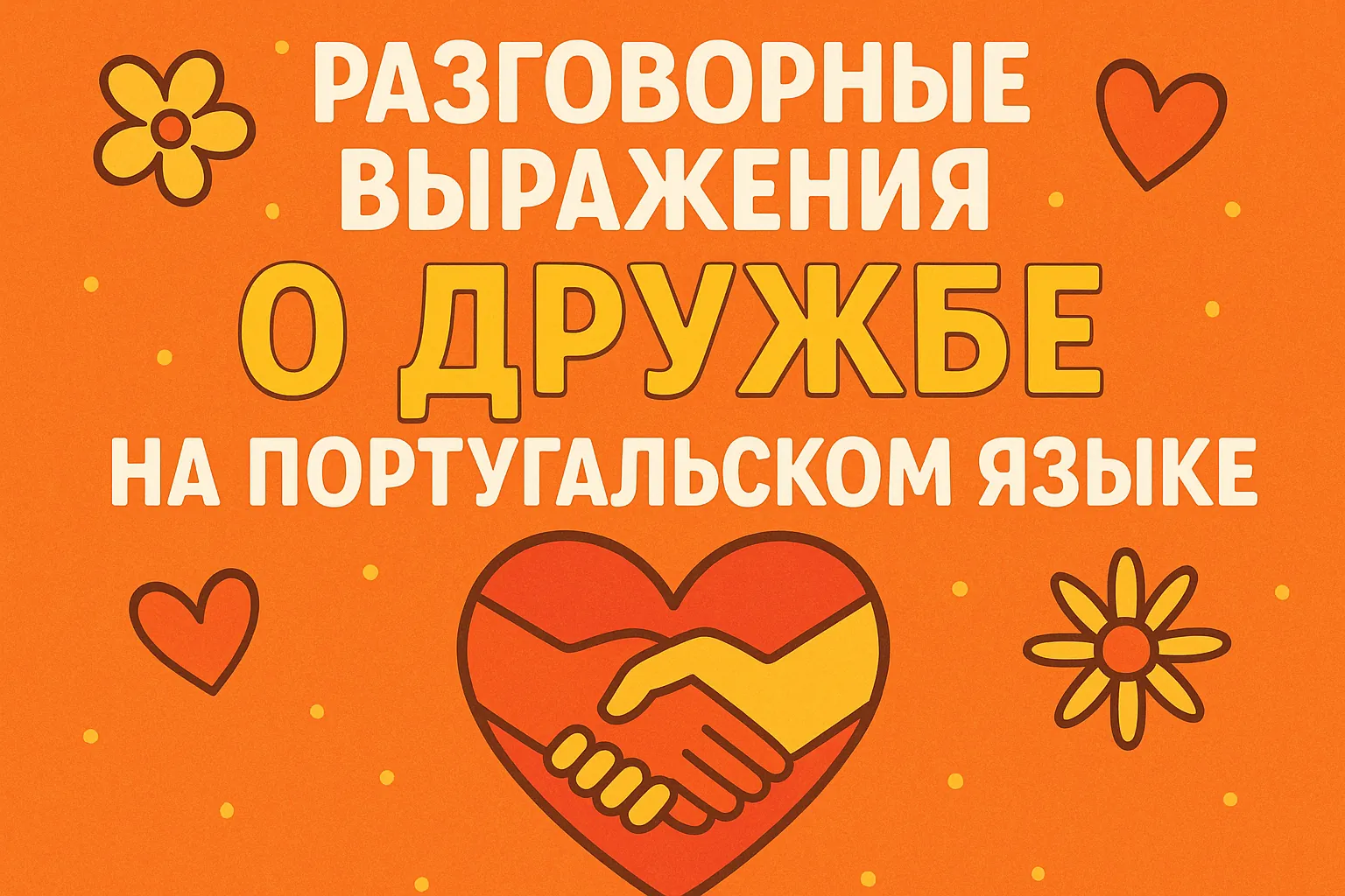 Разговорные выражения о дружбе на португальском языке