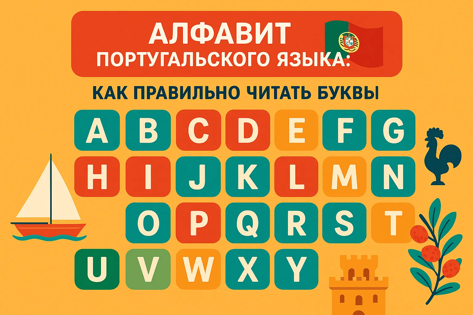 Алфавит португальского языка: как правильно читать буквы
