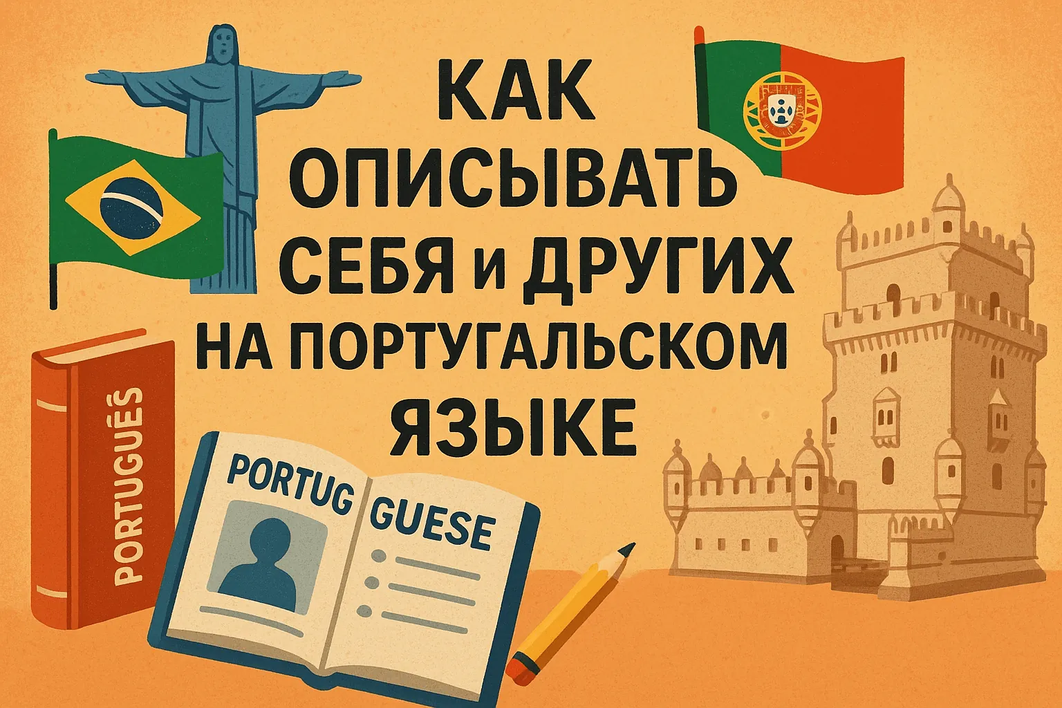 Как описывать себя и других на португальском языке